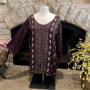 Johnny Was Tunic Top NWT Sz. L